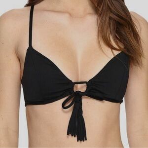 NWTS SEAFOLLY RACERBACK BIKINI TOP (US 12)